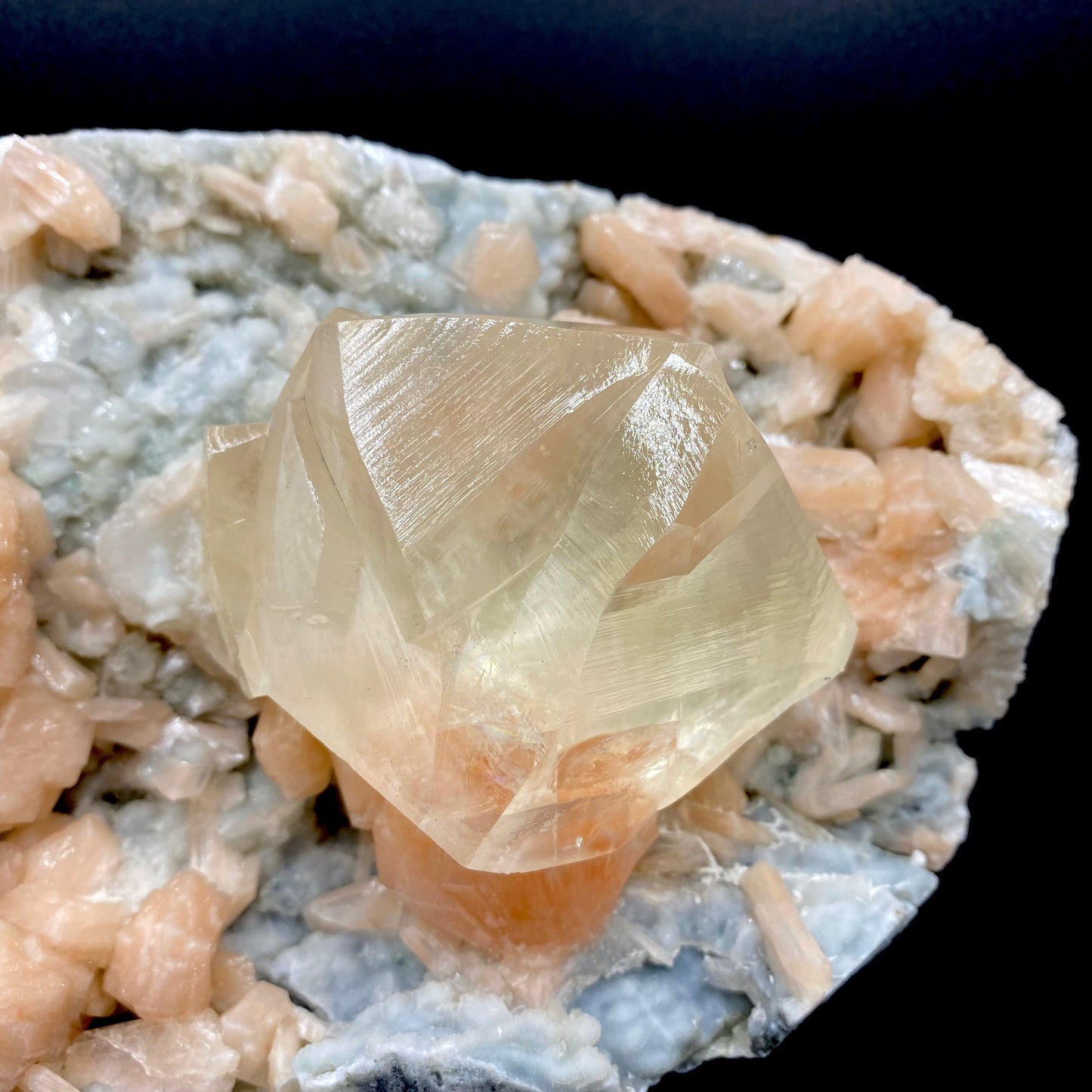 Calcite & Stilbite