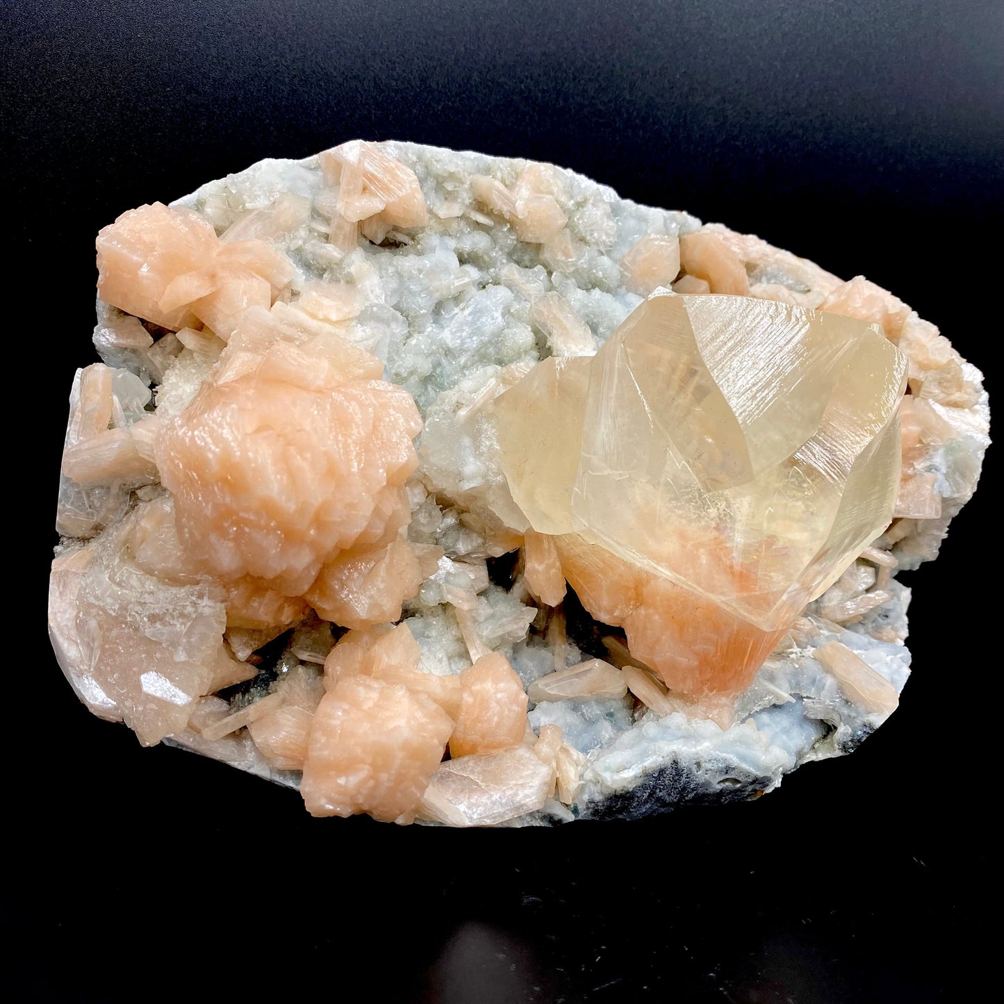 Calcite & Stilbite
