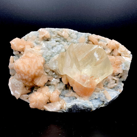 Calcite & Stilbite