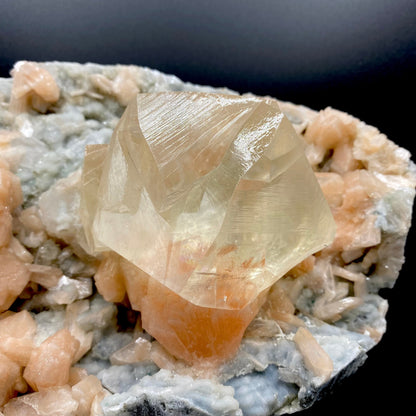 Calcite & Stilbite