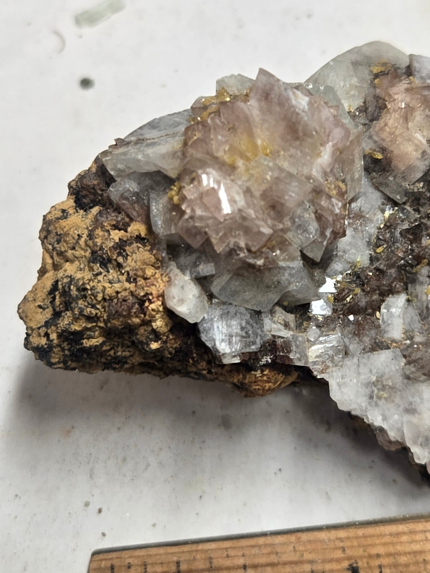 Calcite with mimetite