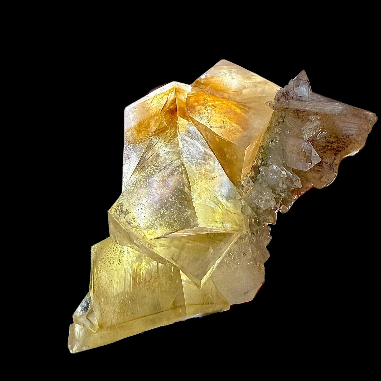 Calicite on Apophyllite & Chalcedony | Higj Quality Mineral | Indian Minerals | Superb Minerals | Fine Mineral | Collectors Piece