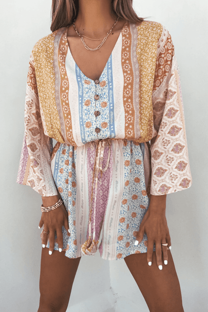Callie's Painted Days Multi Print Romper