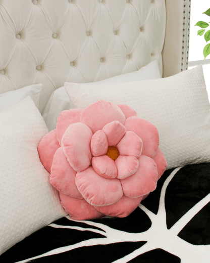 Camellia Plush Flower Pillow