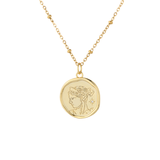 Aphrodite Coin Necklace