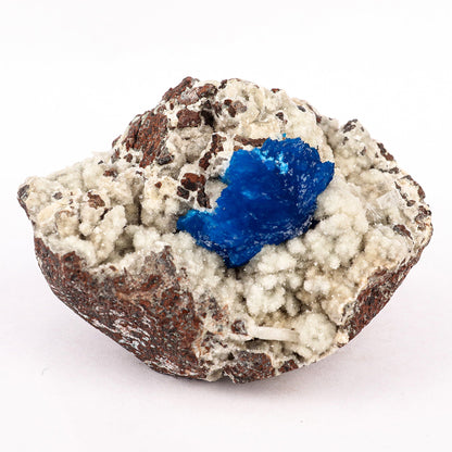 Cavansite on Heulandite (Rare Find) Free Standing Natural Mineral Specimen # B 6374