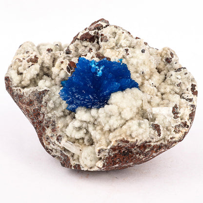 Cavansite on Heulandite (Rare Find) Free Standing Natural Mineral Specimen # B 6374