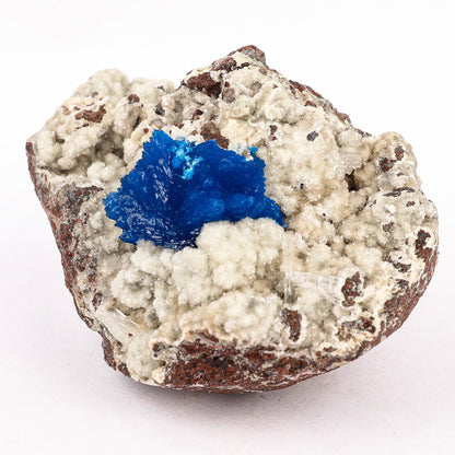 Cavansite on Heulandite (Rare Find) Free Standing Natural Mineral Specimen # B 6374