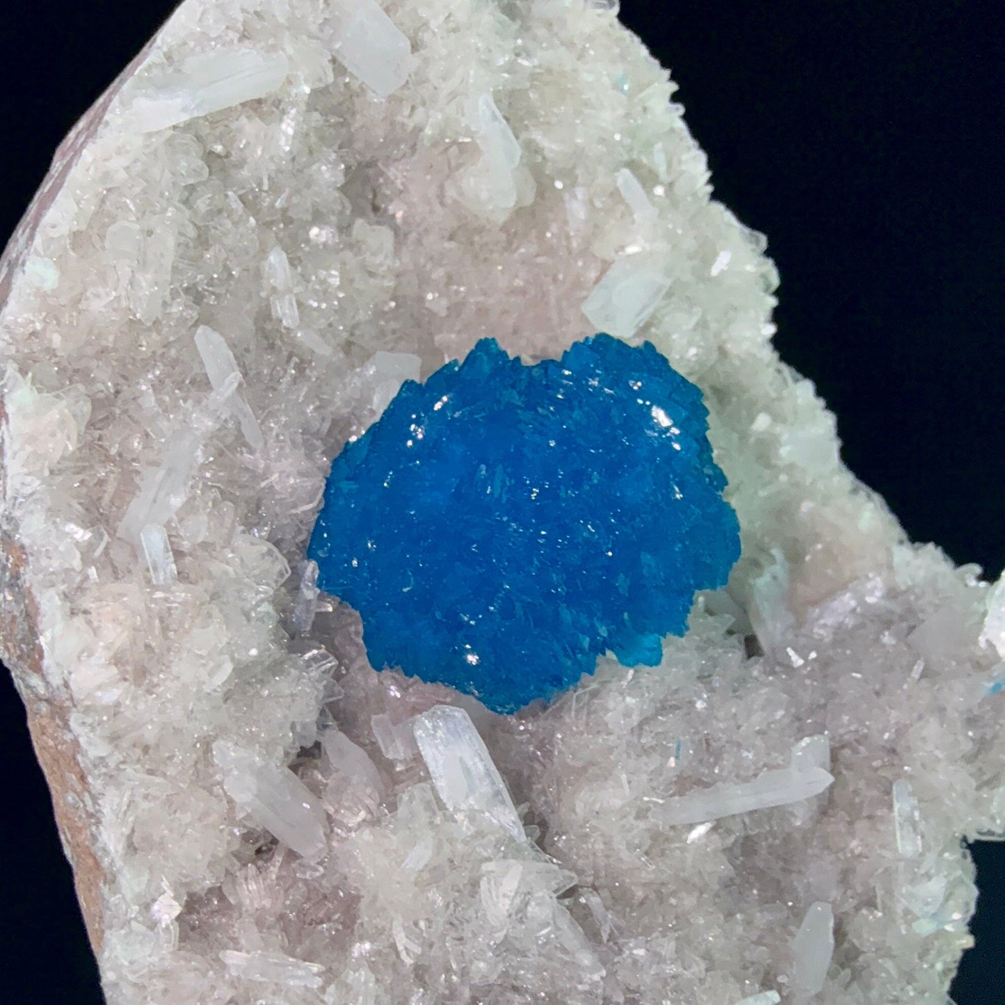 Cavansite on Heulandite & Stilbite | SELF STANDING | High Quality Mineral | Indian Mineral | Superb Minerals | Fine Mineral | Collection