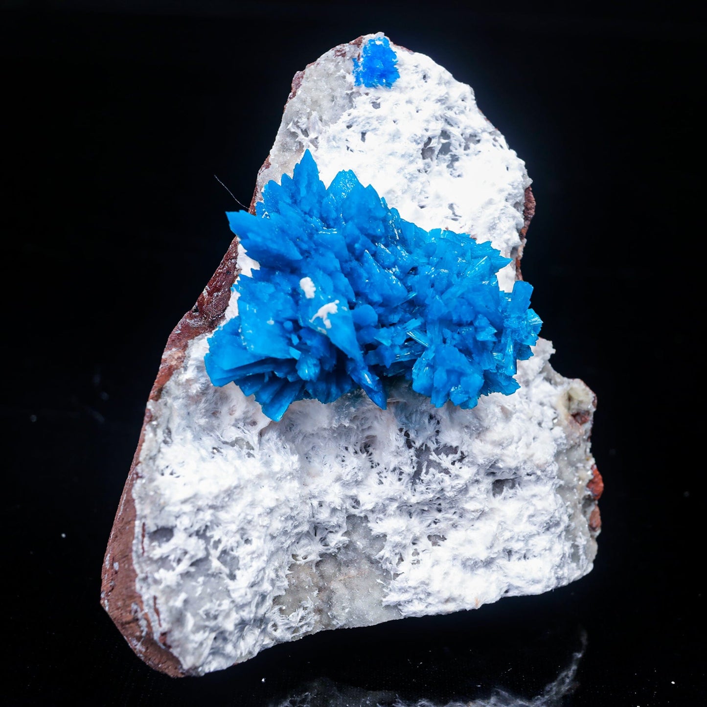 Cavansite on Mordenite (Rare Find) Natural Mineral Specimen  # B 7023