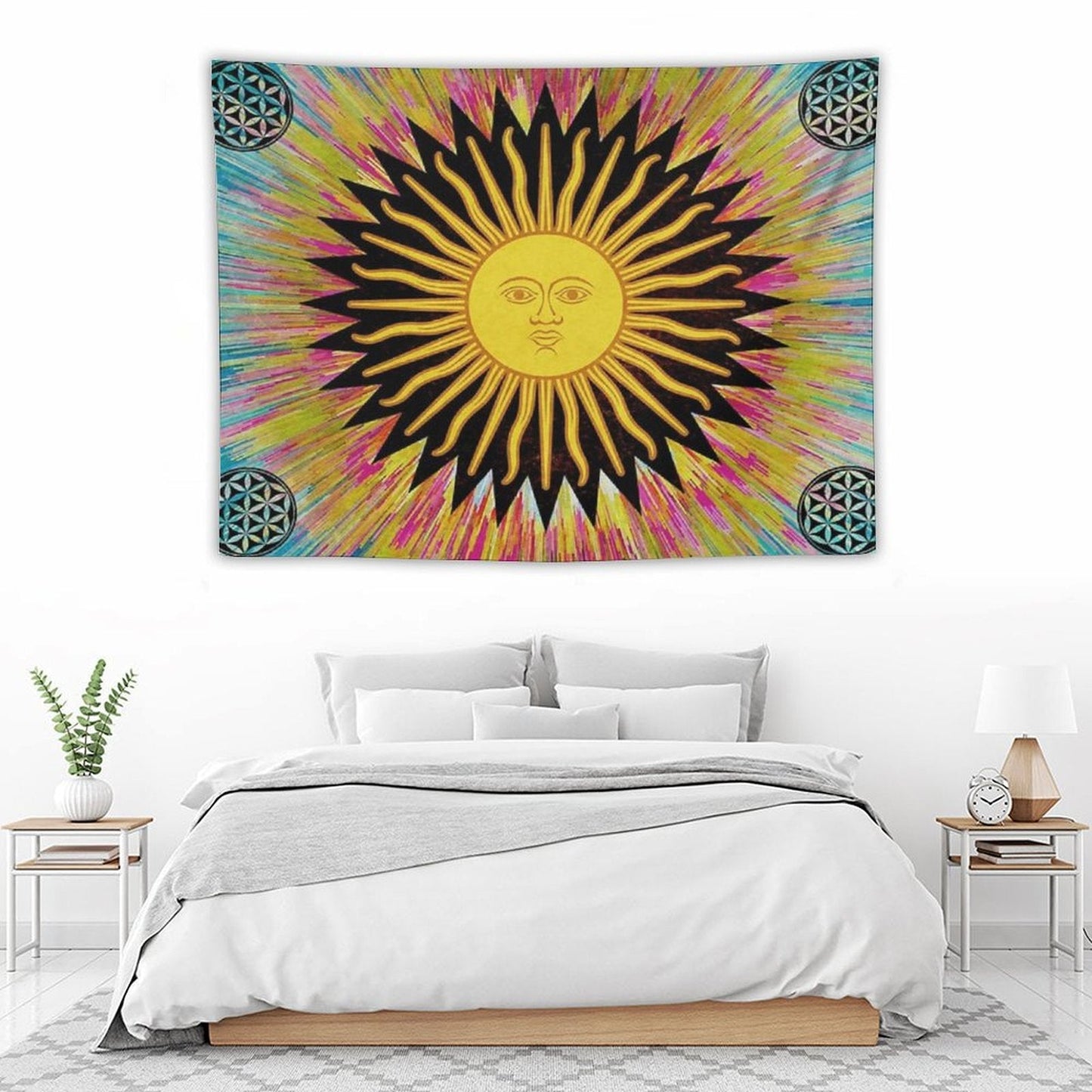 Psychedelic Sun Tapestry