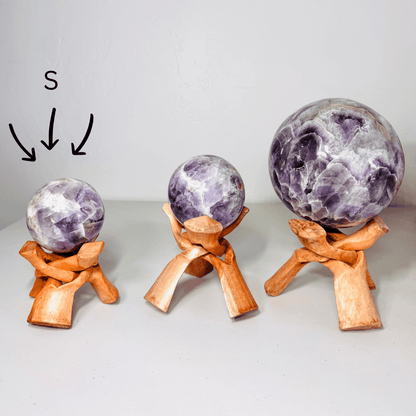 Chevron Amethyst Sphere - 9.2 lbs!!