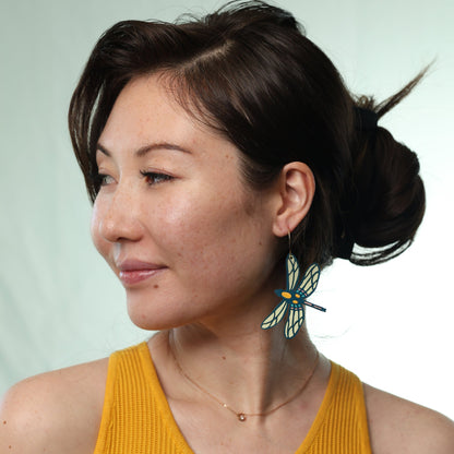 70s Dragonfly Hoops