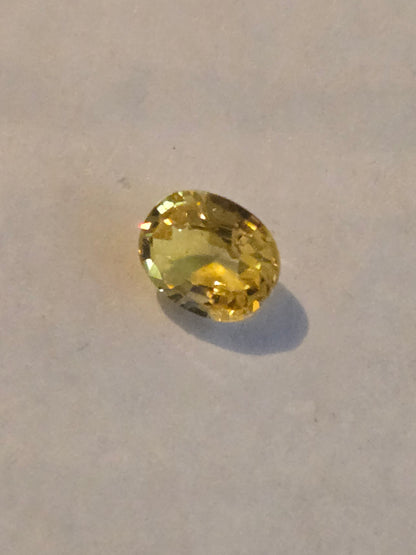 Chrysoberyl facet