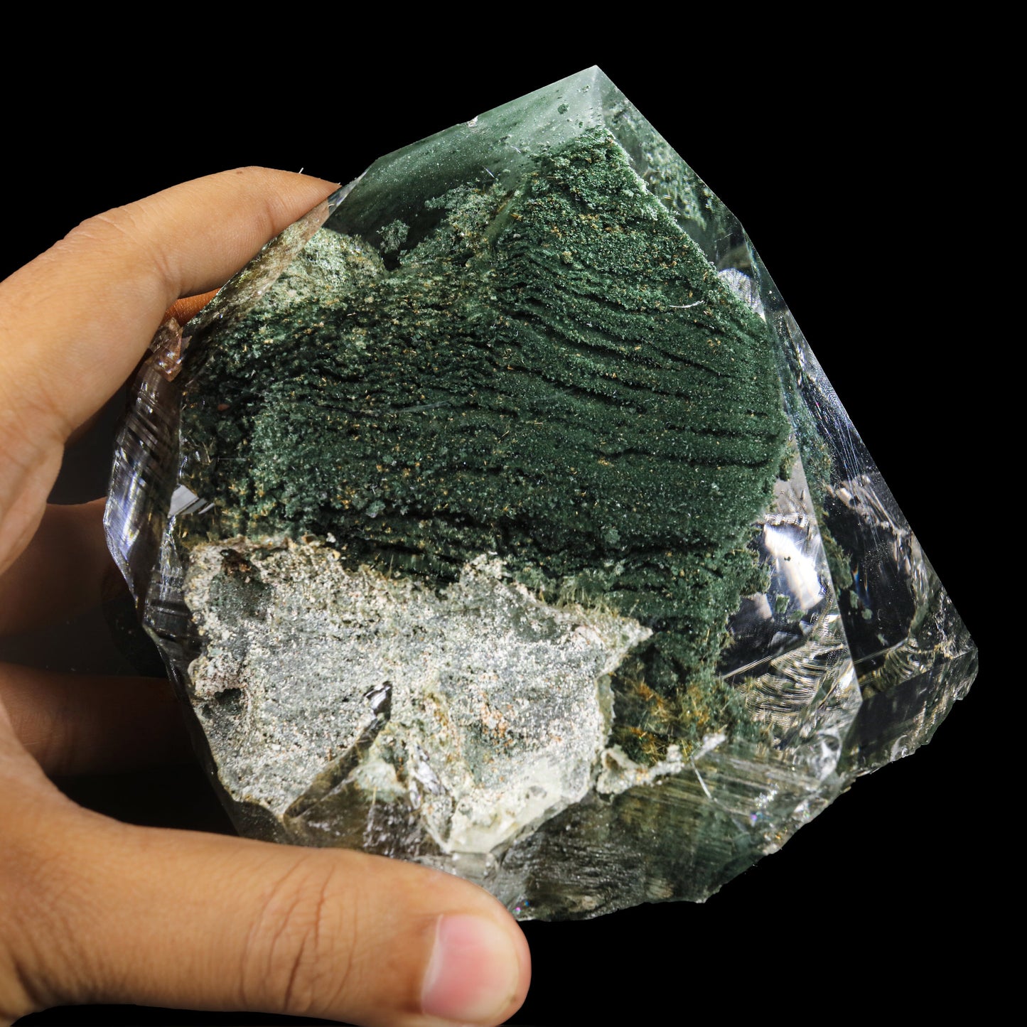 Clear Himalayan Quartz Rare one Natural Mineral Specimen USA # B 6918