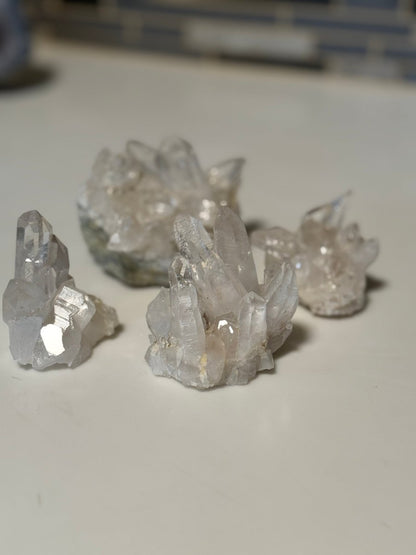 Clear Quartz Crystal Cluster