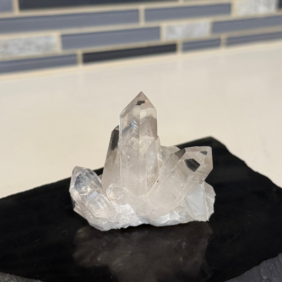 Clear Quartz Crystal Cluster