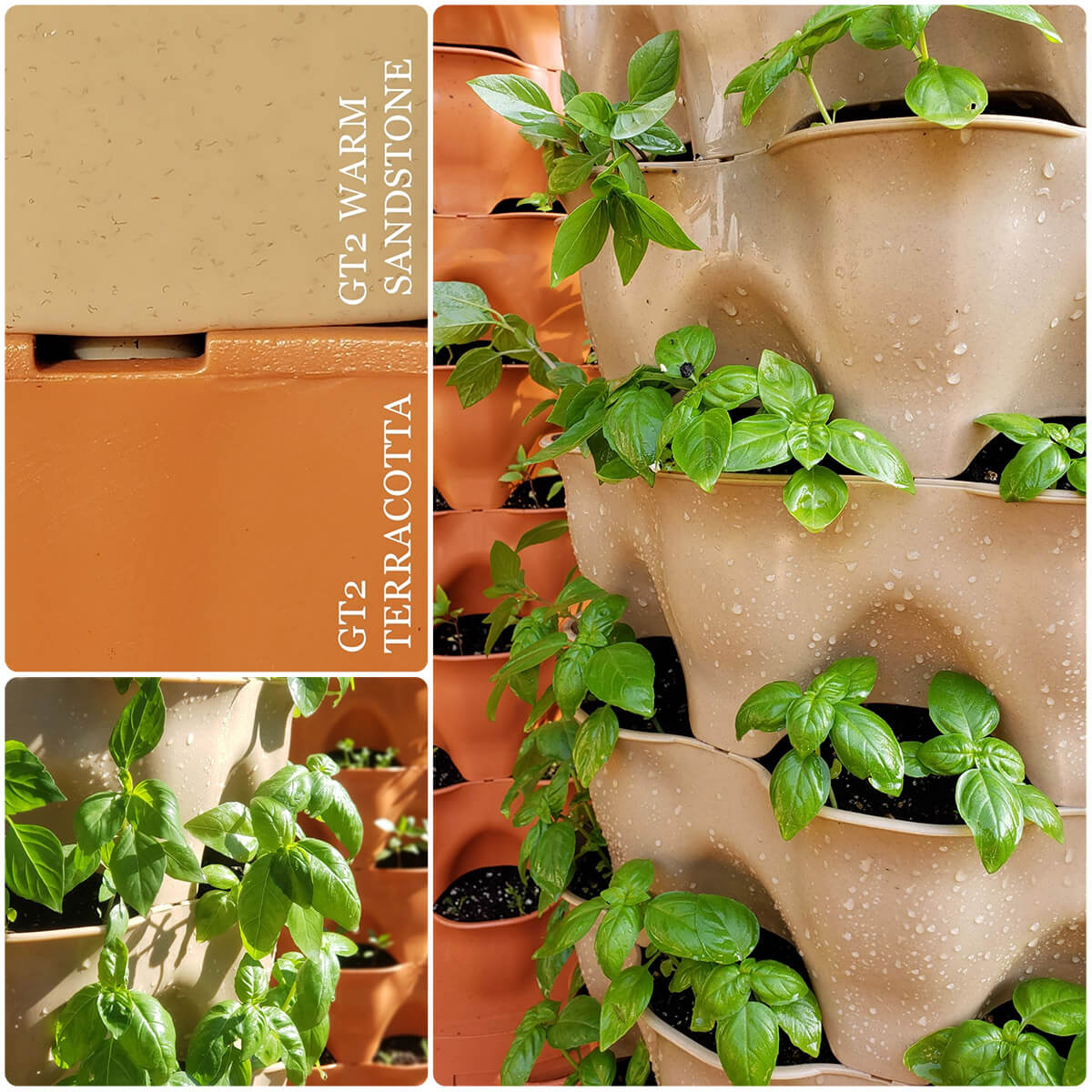 Garden Tower 2™ Vertical Garden Planter – 50 Plant Composting Tower for Organic Gardening | Balcony & Patio Planter