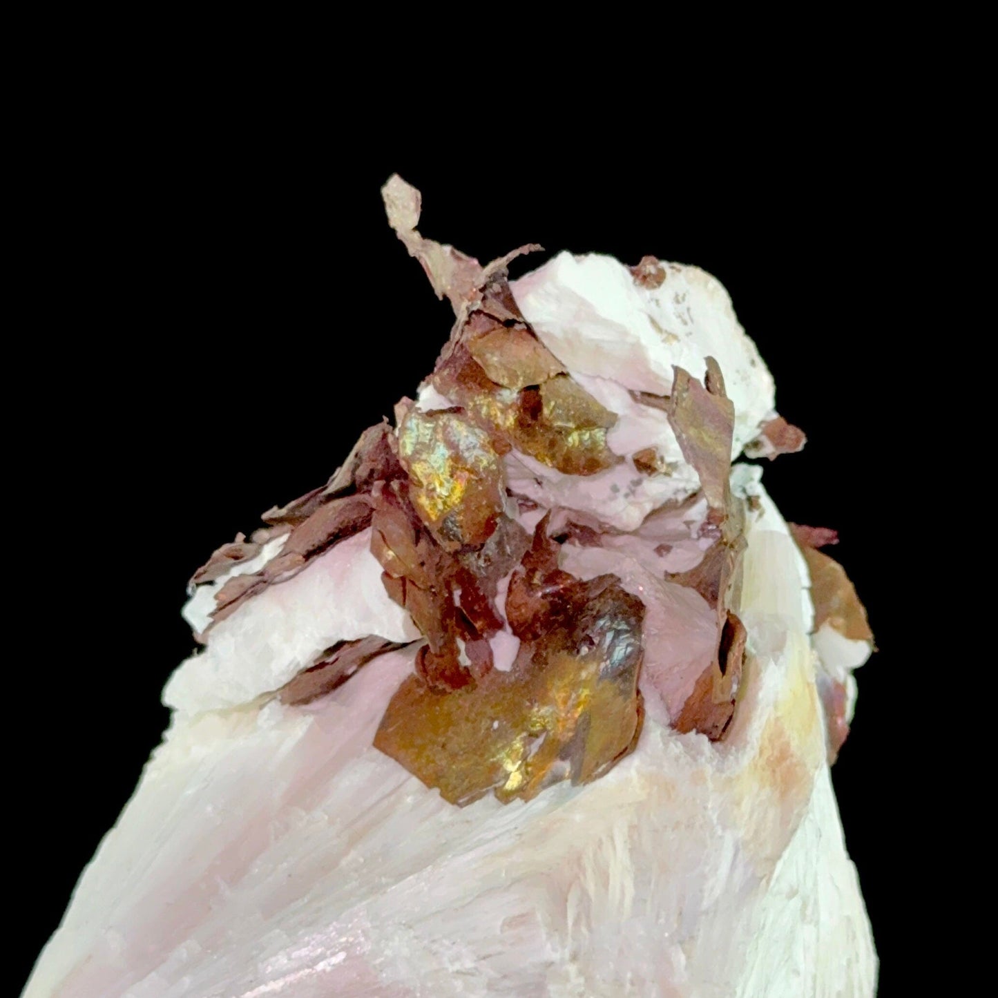 Copper on Scolecite | High Quality Mineral | Indian Minerals | Superb Minerals | Fine Mineral | Collectors Piece