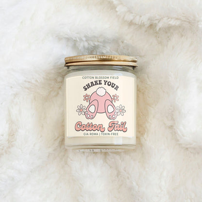 Cotton Blossom Retro Candle