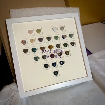 Crystal Heart Collection – Framed Gift Set (12” x 12”)