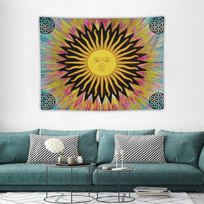 Psychedelic Sun Tapestry