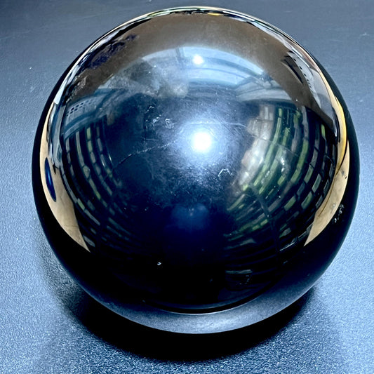9+ lbs!! XL Karelian Black Shungite Sphere (6 Inch !)