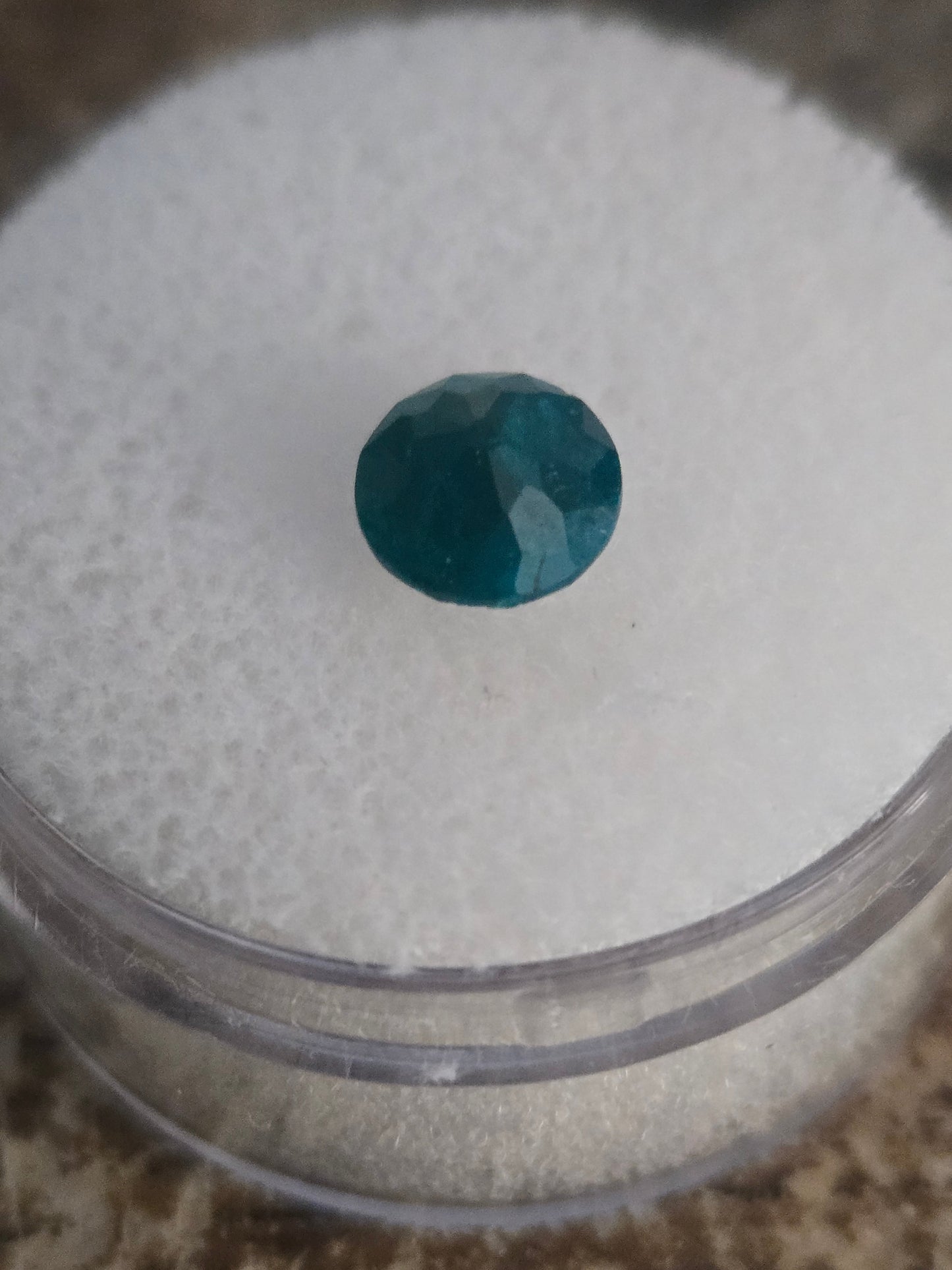 Dioptase facet