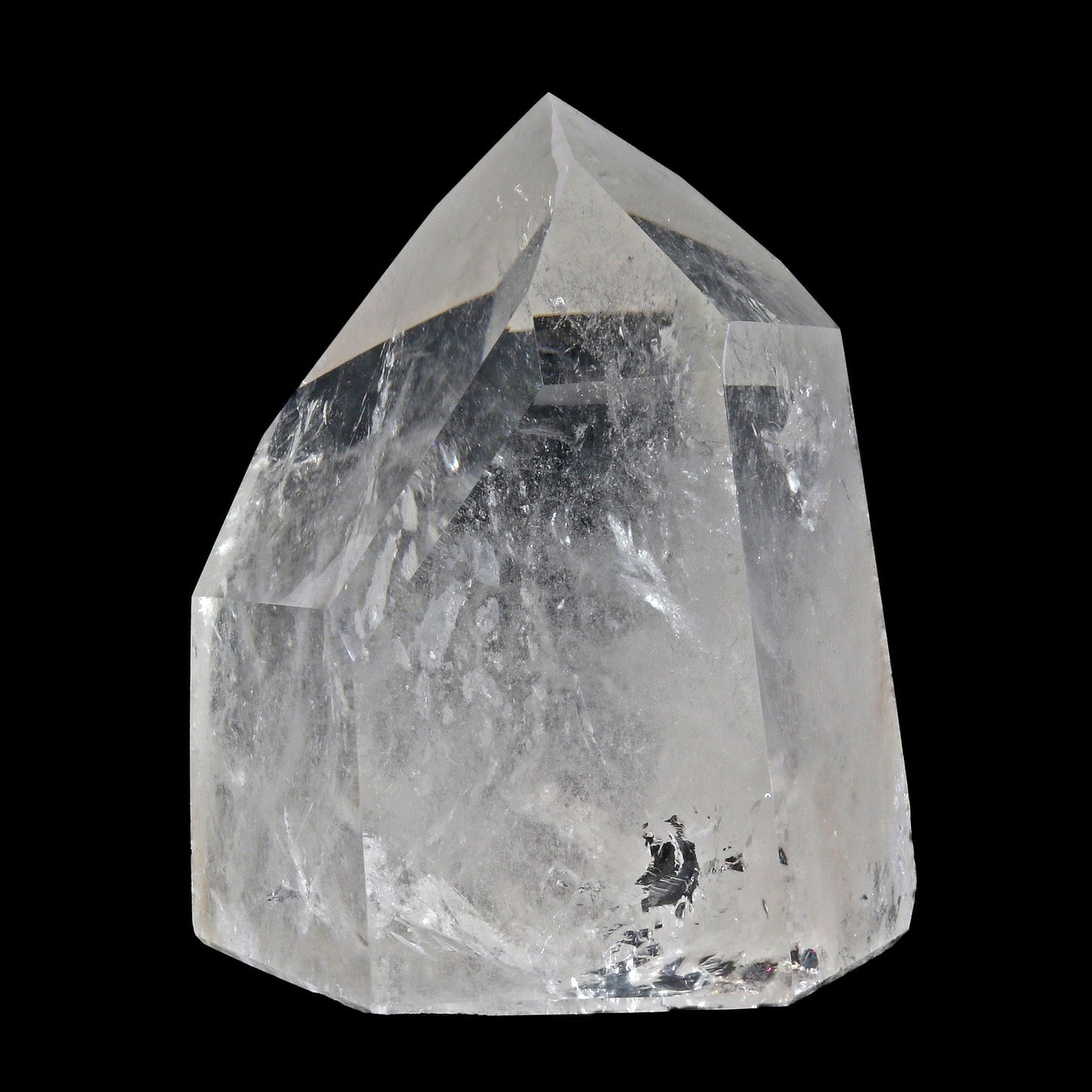 Quartz Point -Cut Base & Resurfaced