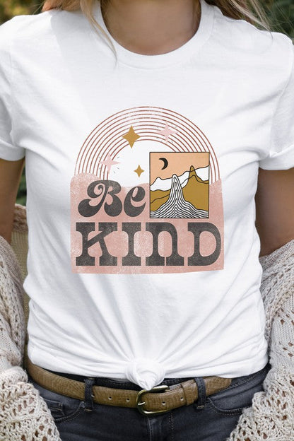 Be Kind Boho Moon - T-Shirt