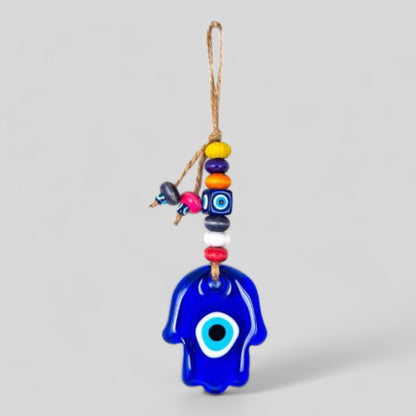 Mini Hamsa Hand Hanging Evil Eye