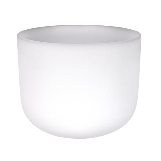 10" Frosted Quartz Sound Bowl - A Note