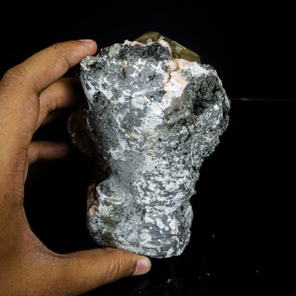 Extremely Rare Calcite with Stellerite Natural Mineral Specimen # B 7047