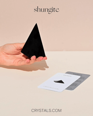 Shungite Pyramid – EMF Protection, Purification & Grounding