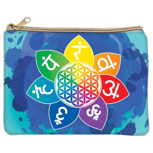 Rainbow 7 Chakras - Coin Purse