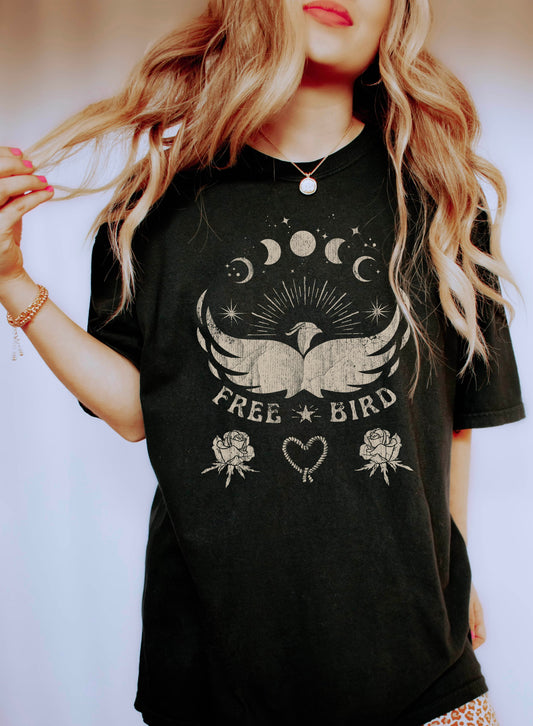 Free Bird Vintage - Comfort Colors Tshirt
