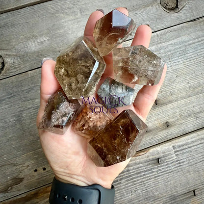 Garden Quartz 1000 Layer Lodolite Freeform