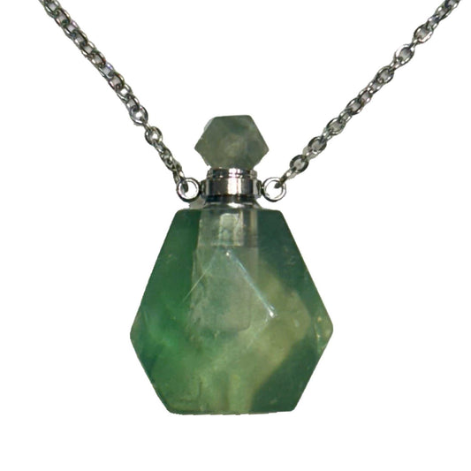 Gemstone Poison Bottle Necklace