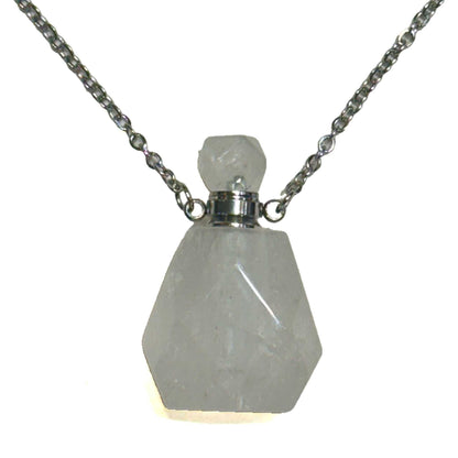 Gemstone Poison Bottle Necklace