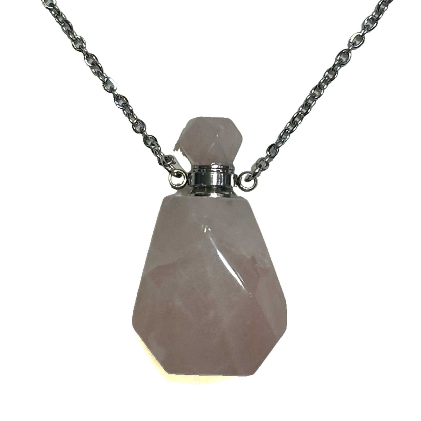 Gemstone Poison Bottle Necklace