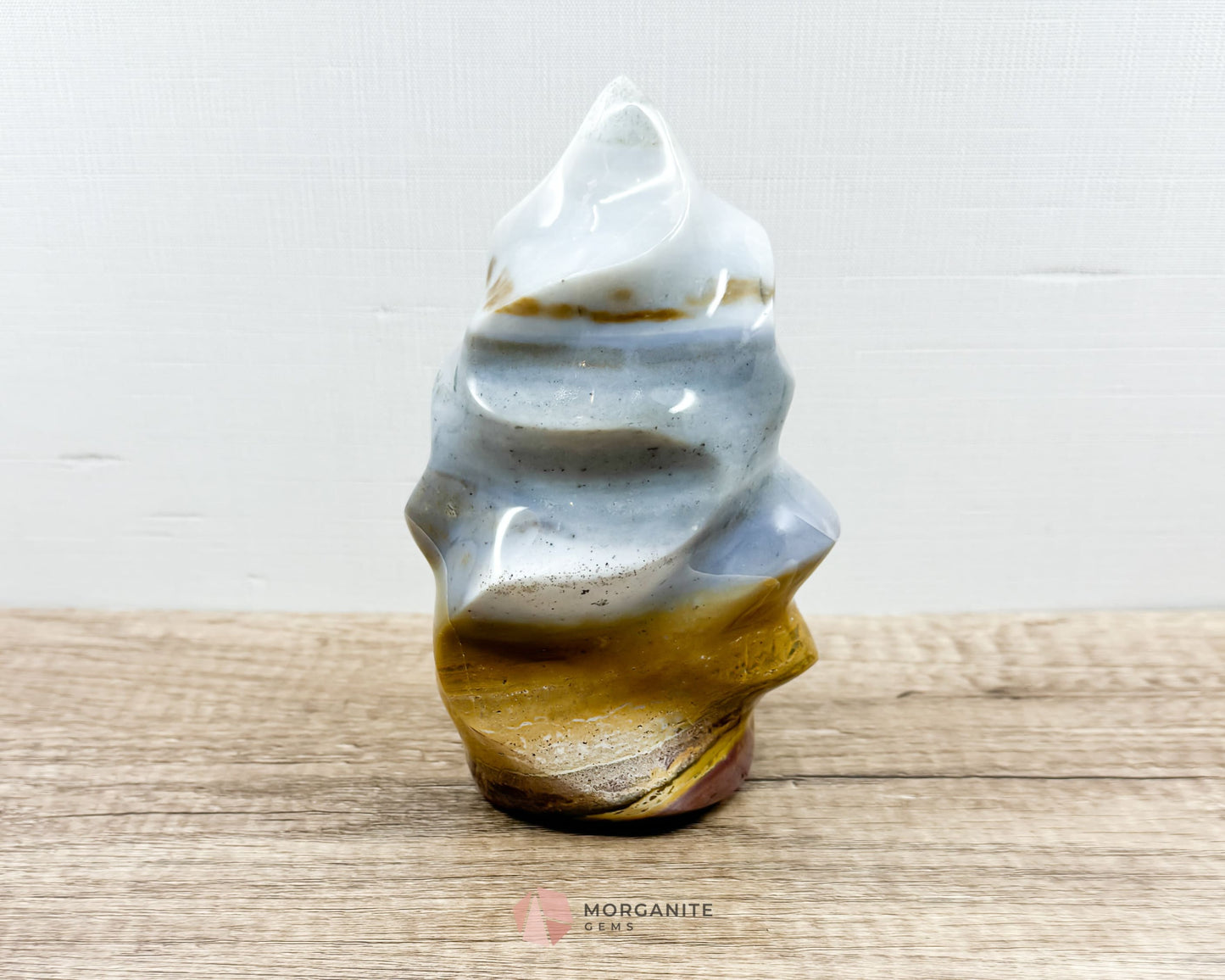 Genuine Polished Large Polychrome Jasper Flame Freeform