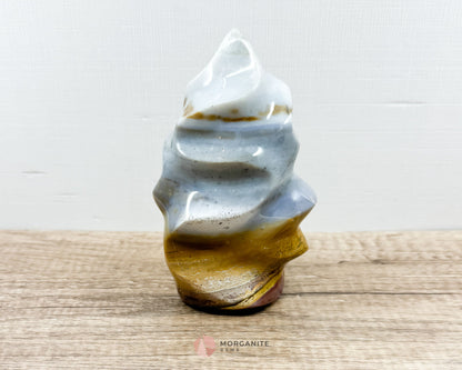 Genuine Polished Large Polychrome Jasper Flame Freeform