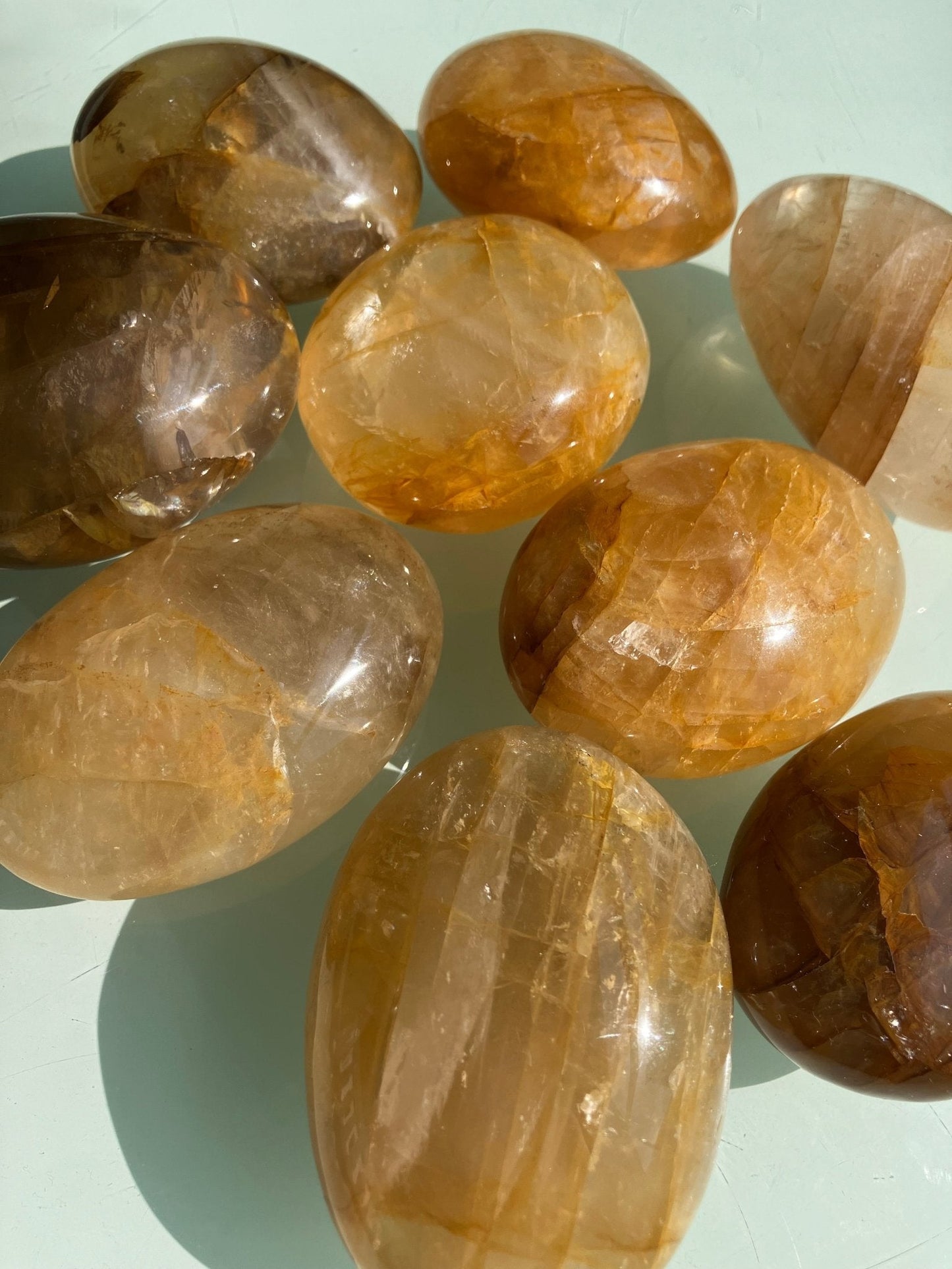 Golden Healer Palm Stone – 2.75” x 2”