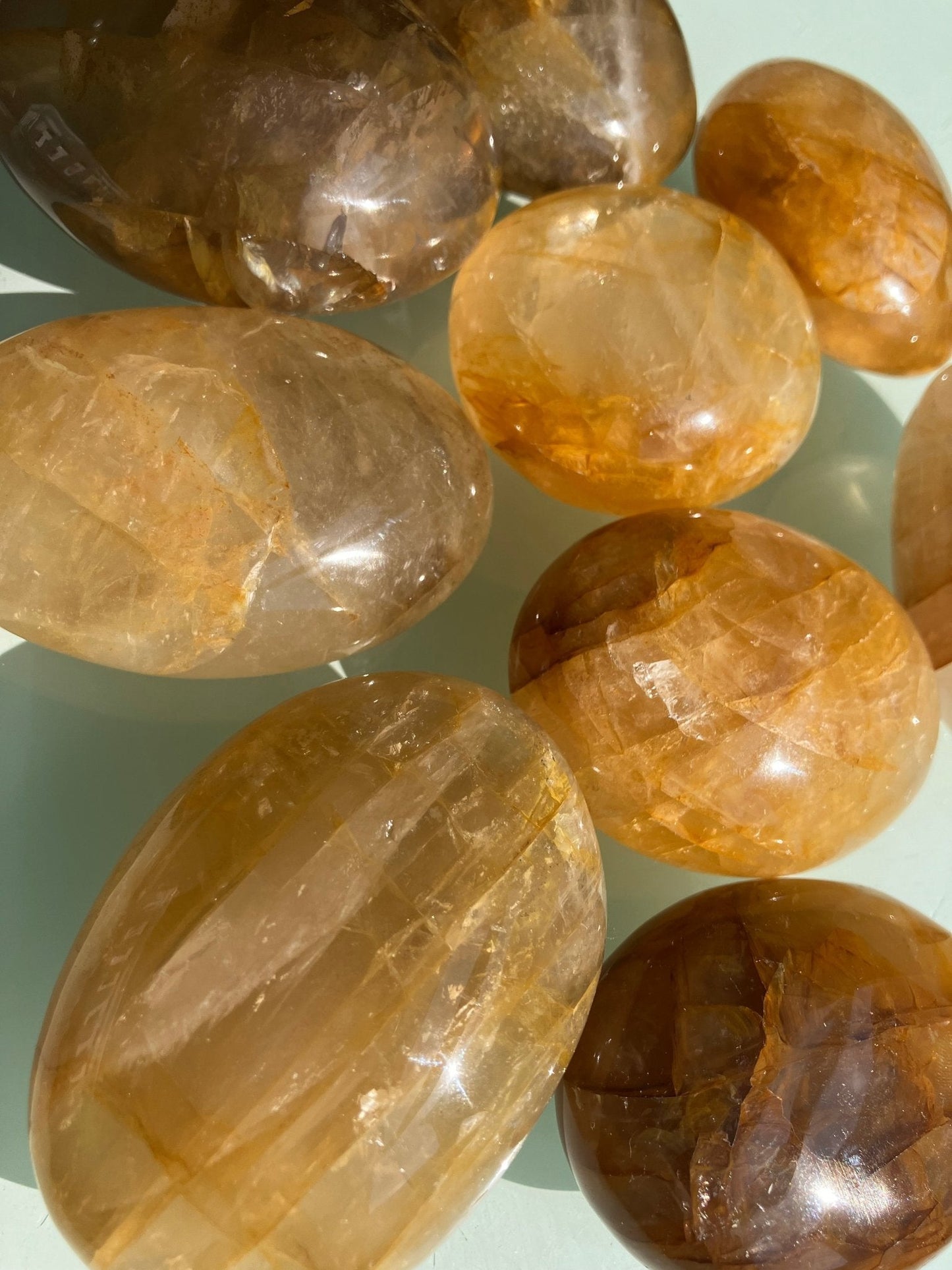 Golden Healer Palm Stone – 2.75” x 2”