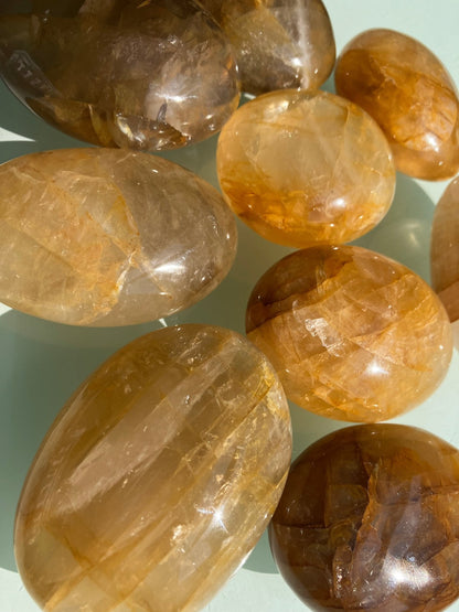 Golden Healer Palm Stone – 2.75” x 2”