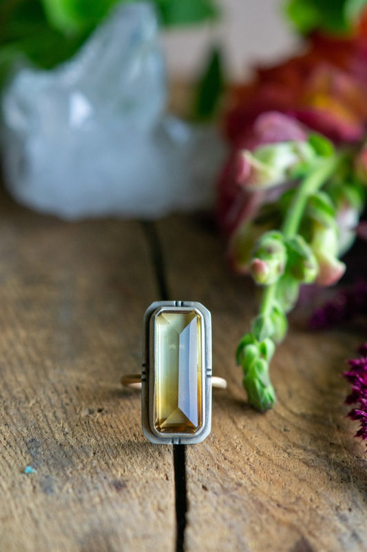 GOLDEN CITRINE RING