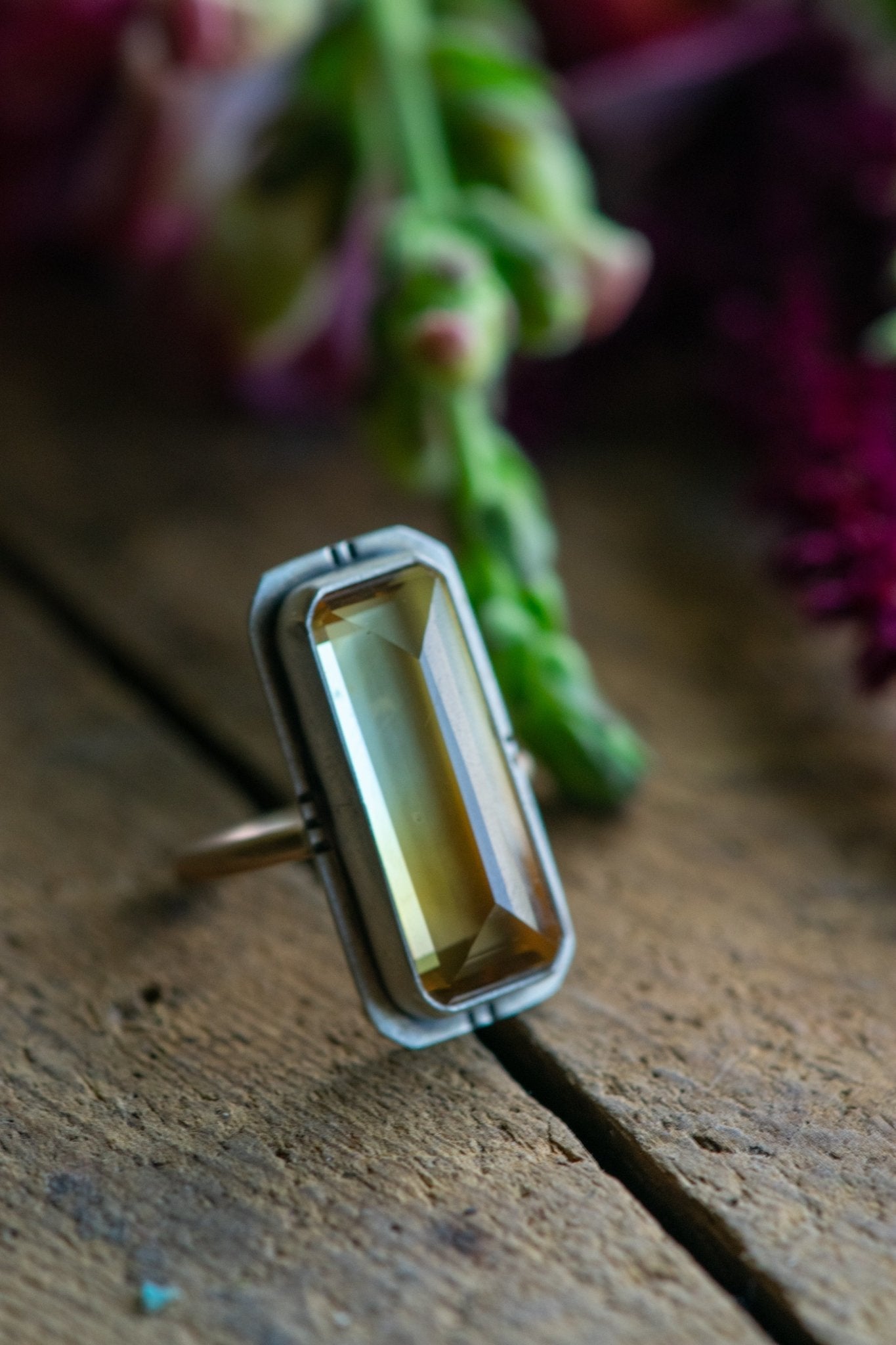 GOLDEN CITRINE RING