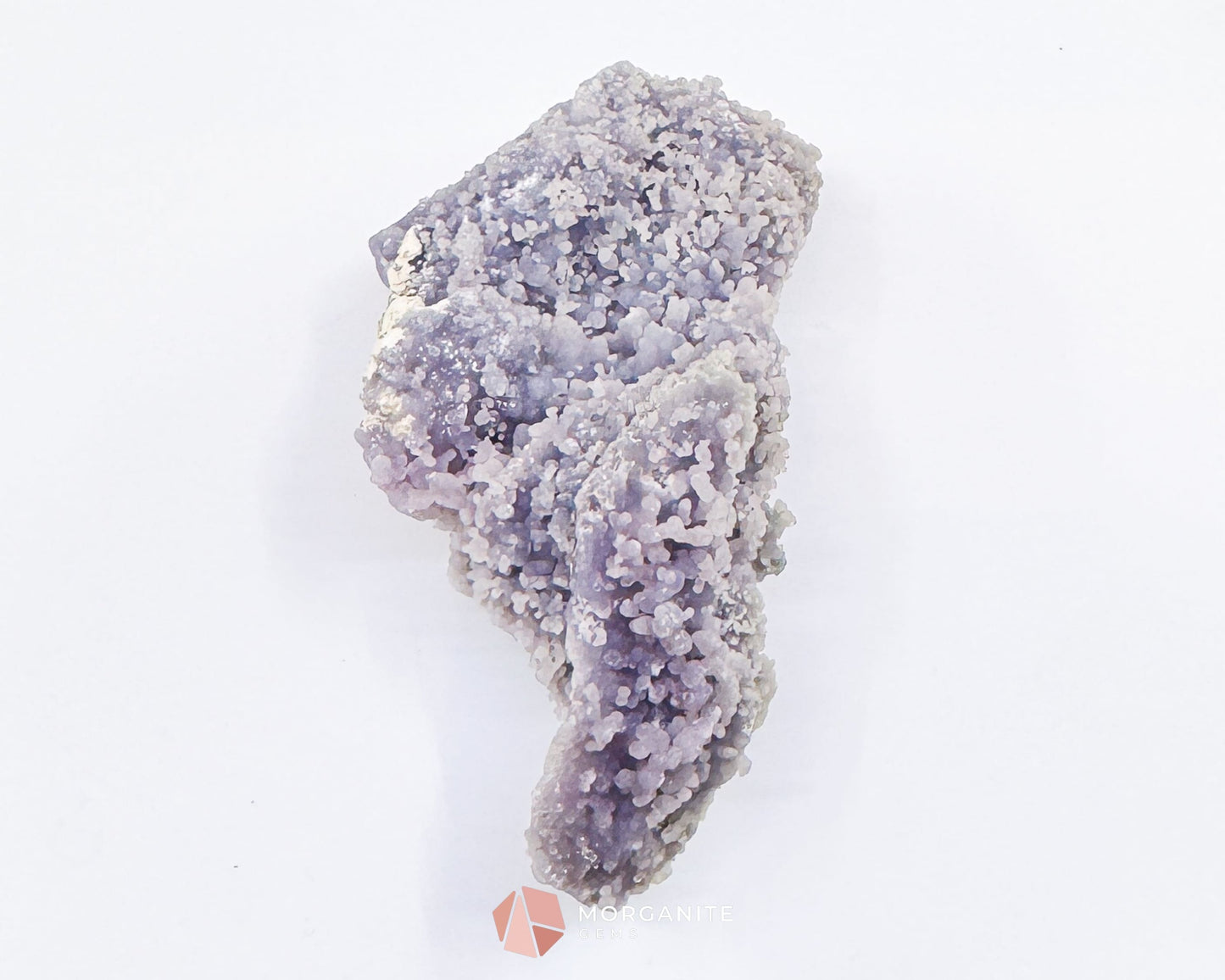 Grape Agate Cluster Specimen 128g – Natural Purple Botryoidal Chalcedony for Meditation & Healing Decor