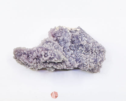 Grape Agate Cluster Specimen 128g – Natural Purple Botryoidal Chalcedony for Meditation & Healing Decor