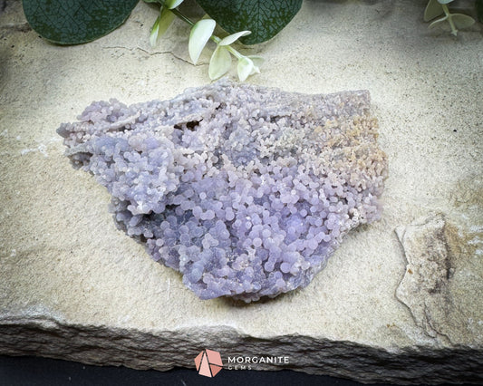 Grape Agate Cluster Specimen 190g – Purple Botryoidal Chalcedony for Meditation & Healing
